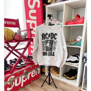 AC/DC Sweater Distress